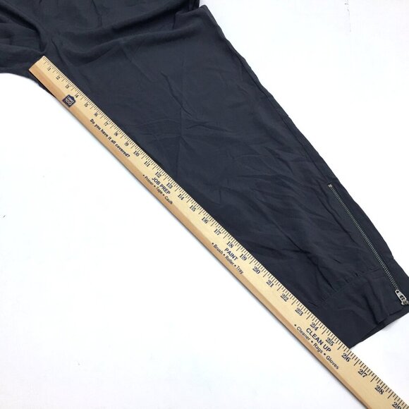 NEW Banana Republic Women's Dark Grey Joggers Lightweight Ankle Zipper Medium - Picture 7 of 10